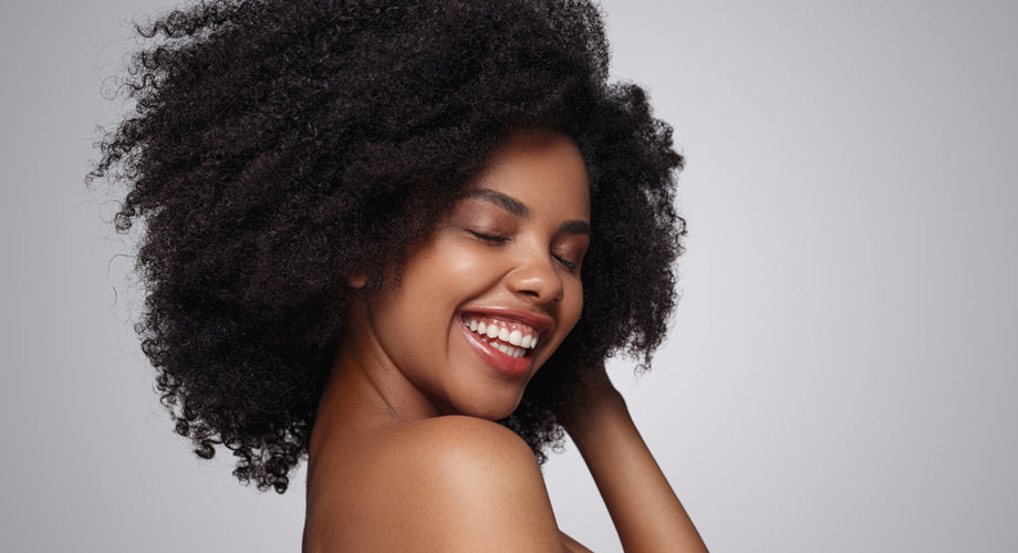 Woman smiling